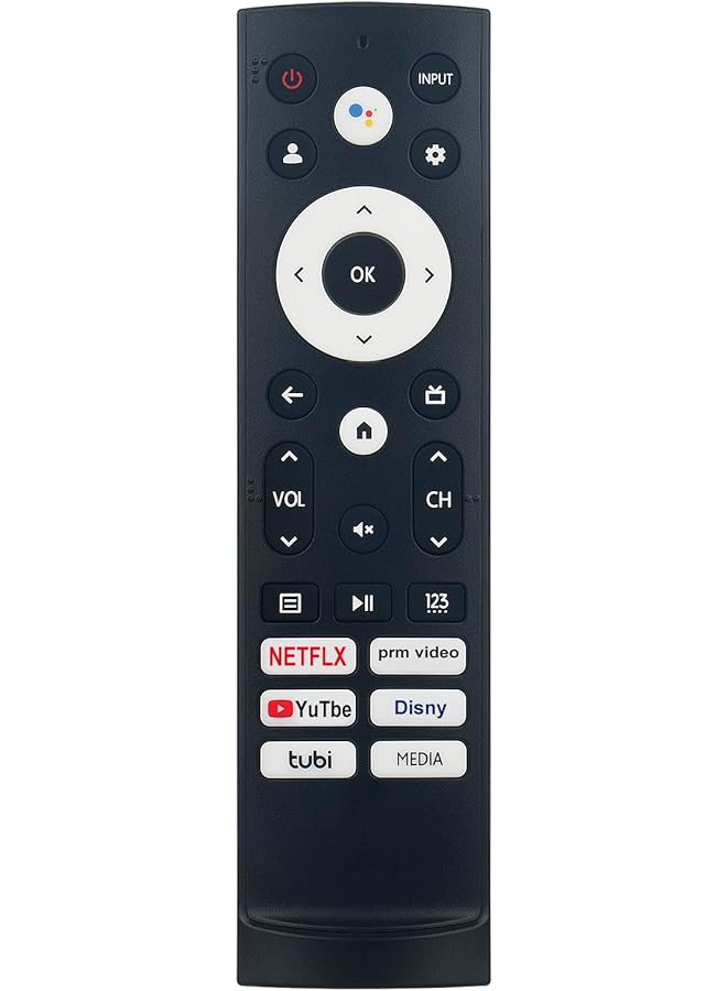 The Bros ERF3N90H Replacement Voice Remote fit for Hisense QLED Smart TV 75A65H 75A68H 55A65H 55A68H 65A6H 75U65H 75U68H 50U6H 55U6H - Image 1