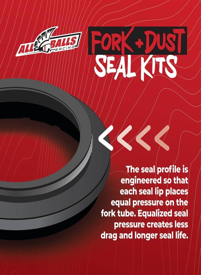 All Balls 56-145 Fork and Dust Seal Kit - Image 3