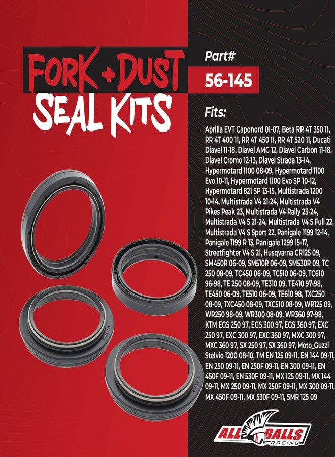 All Balls 56-145 Fork and Dust Seal Kit - Image 2