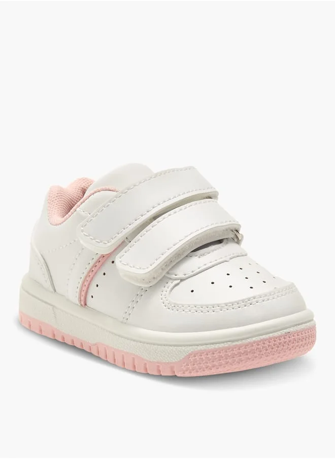 فلورا بيلا من شو إكسبرس Girls Panelled Sneakers With Hook And Loop Closure