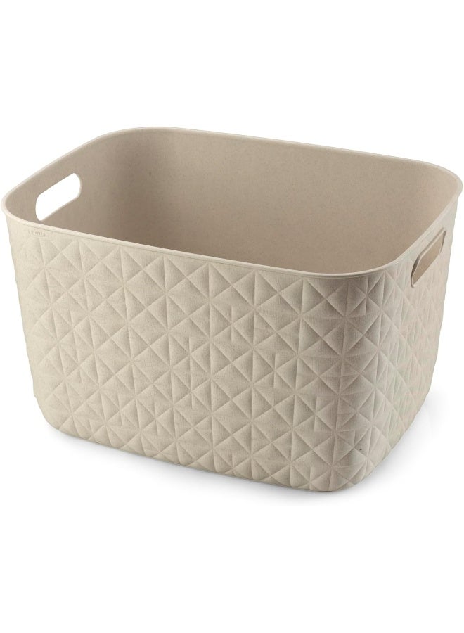 Curver CV SOFTEX BASKET LG 19L WHITE - Image 1