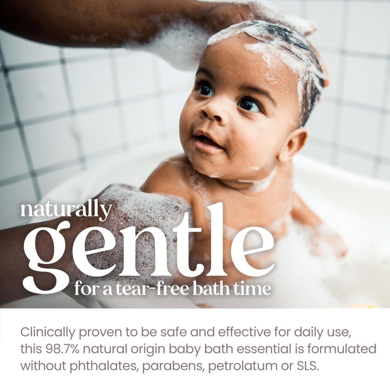 Burt's Bees Burts Bees Baby Shampoo and Baby Wash Refill, Original, Plant-Based Formula, Tear-Free, Pediatrician-Tested, Natural Origin, Gently Cleans Sensitive Skin and Hair, 33.8 Fl Oz - Image 4