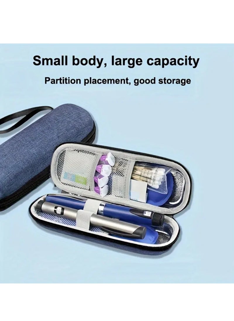 Just Quality 1pc EVA Insulin Cooler Travel Bag - Portable Medical Cooler For Outdoor Camping & Travel, Lightweight & Durable Design For Enhanced Durability  - Image 1