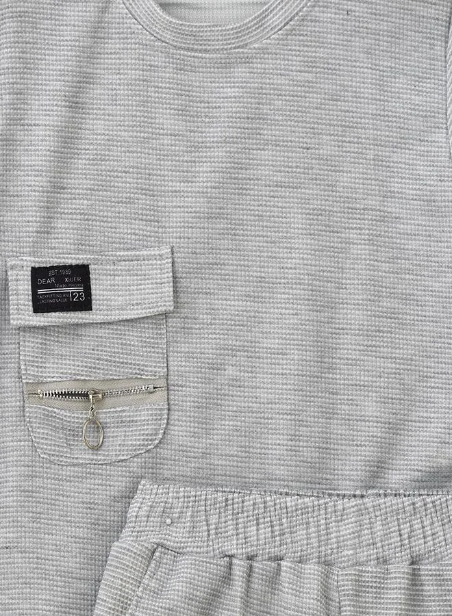 babyqlo Urban Streetwear Cargo Set of Tee & Shorts