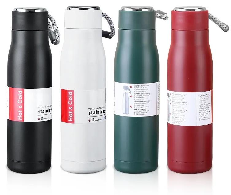 Stainless steel thermal mug in attractive metallic colors, 550 ml (multicolor)