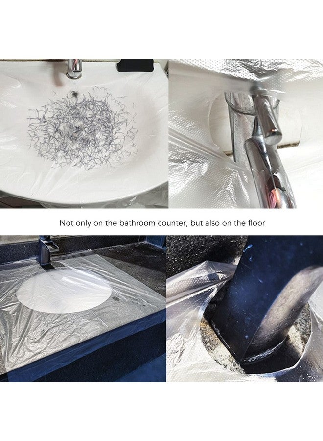 Brrnoo Beard Cutting Cloth 20Pcs Disposable Beard Apron Liners Trimming Degradable Sink Collect Beard Catcher Grooming Cape Stubble Beard Hair Catcher Beard Bib Save Time Hair Cloth Decor - Image 5