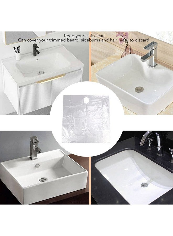 Brrnoo Beard Cutting Cloth 20Pcs Disposable Beard Apron Liners Trimming Degradable Sink Collect Beard Catcher Grooming Cape Stubble Beard Hair Catcher Beard Bib Save Time Hair Cloth Decor - Image 3