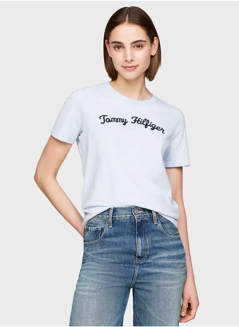 TOMMY HILFIGER Crew Neck Logo T-Shirt