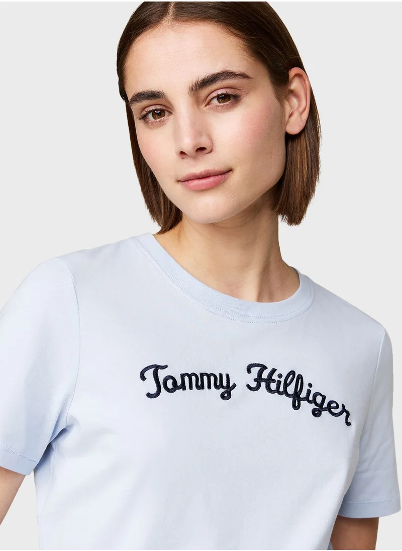 TOMMY HILFIGER Crew Neck Logo T-Shirt