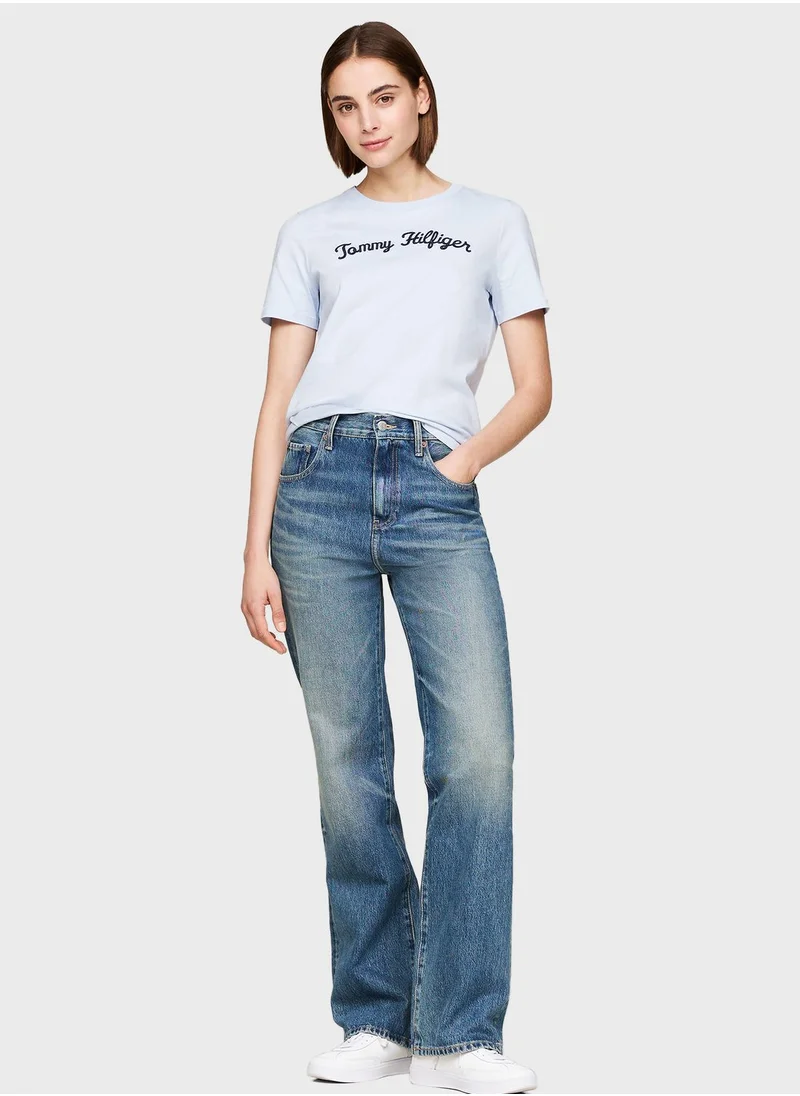 TOMMY HILFIGER Crew Neck Logo T-Shirt