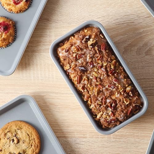 SUR LA TABLE Kitchen Essentials Bake Sale 9 X 5 Inch PFOA, PFAS, PTFE Free Nonstick Loaf Pan - Linen White - Image 2
