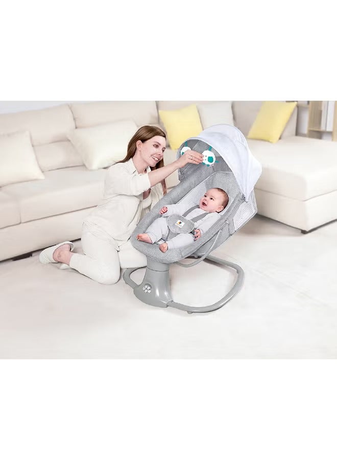 3-In-1 Multifunctional Baby Swing Chair Bassinet Cradle Bed, Newborn To Toddler