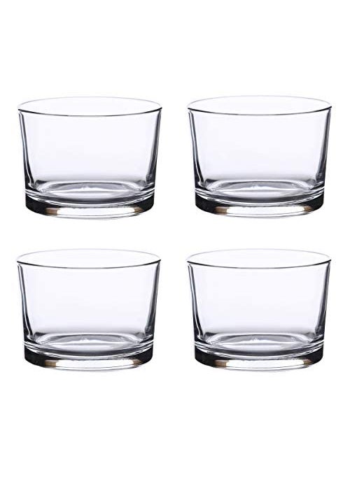 smart serve smart serve Grande Glass DessertPudding BowlsIce Cream Cups Set 200 ml Set of 4 Small  - Image 1