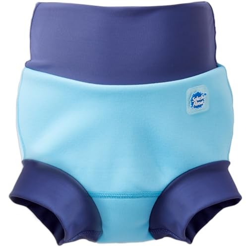 Splash About Happy Nappy Reusable Swim Diaper, Blue Cobalt, 4-5 Years - Image 1