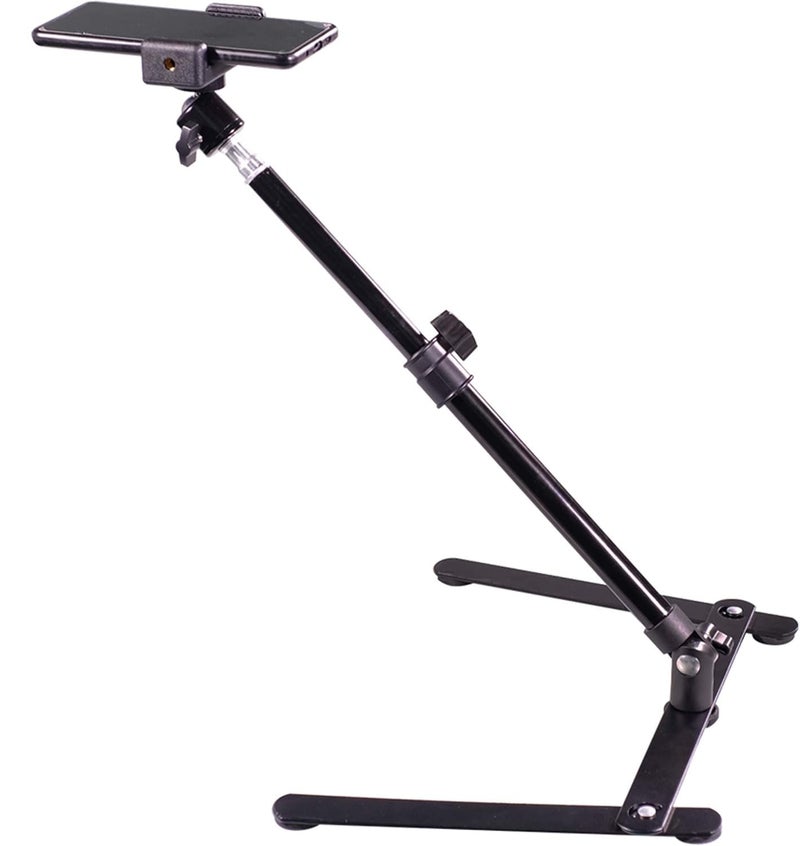 SHOPEE Overhead Video Mobile Desktop Stand with 1/4" Male Adaptor for Camera,Action Camera and Mobile Bracket for Online Teaching,Video,Desktop,Bedroom, Office - Image 1