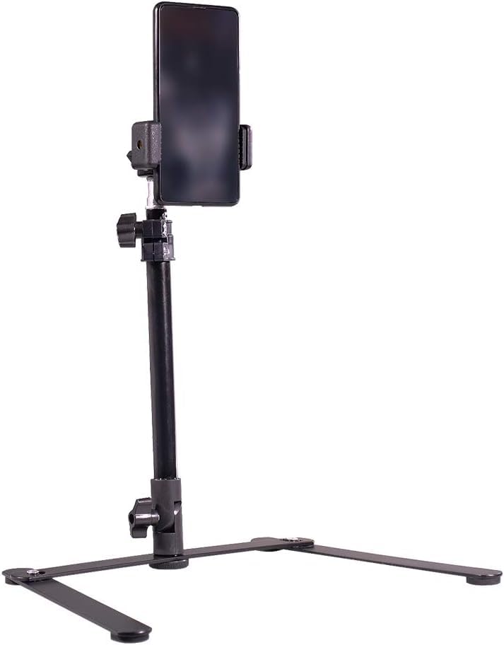 SHOPEE Overhead Video Mobile Desktop Stand with 1/4" Male Adaptor for Camera,Action Camera and Mobile Bracket for Online Teaching,Video,Desktop,Bedroom, Office - Image 3
