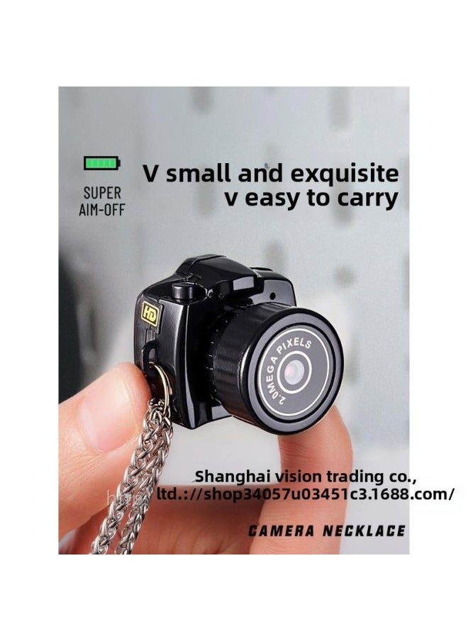 Generic Mini Digital Camera Campus Mini HD Portable Small Student Party Portable Card Machine Gift For Boys And Girls-Body Color:[gift Gift Bag] Single Camera (you Need To Bring Your Own Memory Card And Card Reader) (can Record And Transmit Mobile Phones)  - Image 3