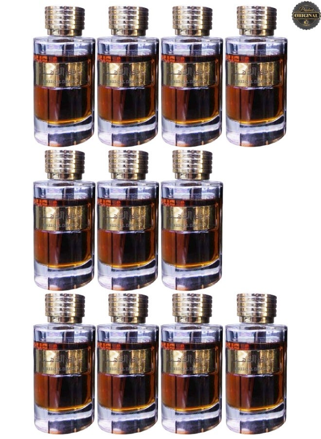 Al Wataniah - 11 Pieces Bareeq Al Dhahab Perfume 100ML - Image 1