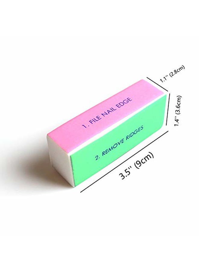 MauSong 5pcs Nail Art Shiner Buffer 4 Ways Polish Sanding File Block Manicure Product - Image 2