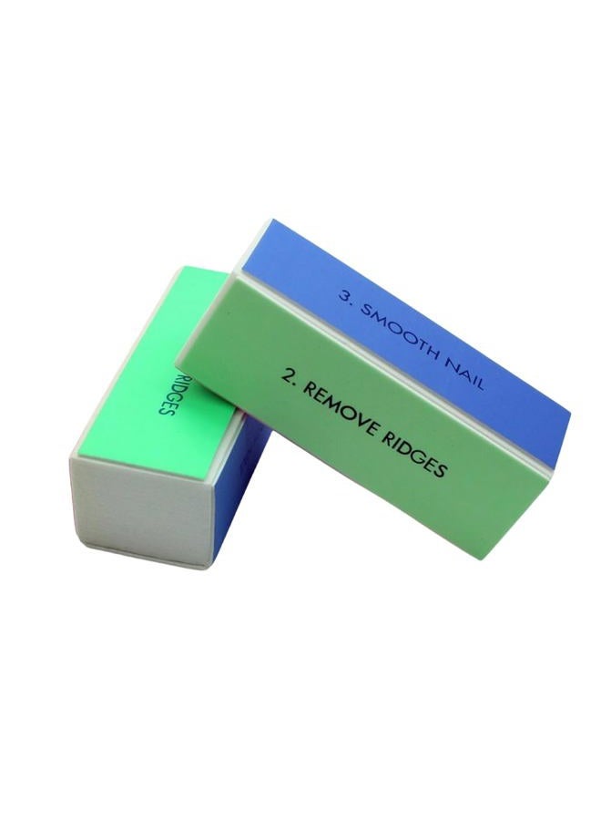 MauSong 5pcs Nail Art Shiner Buffer 4 Ways Polish Sanding File Block Manicure Product - Image 1