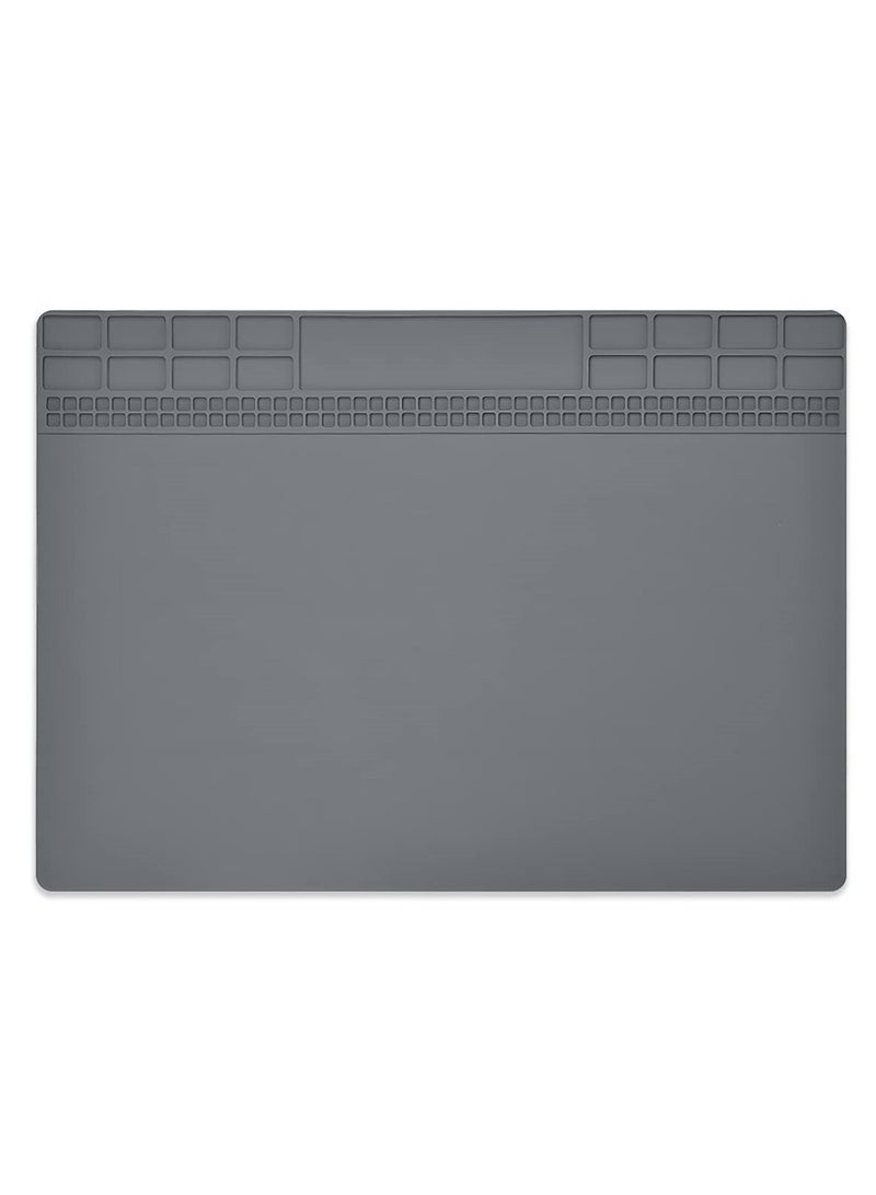 Heat Resistant Silicone Repair Mat, Electronics Repair Mat, Ideal for Soldering, Electronics, Computer Repair - Image 1