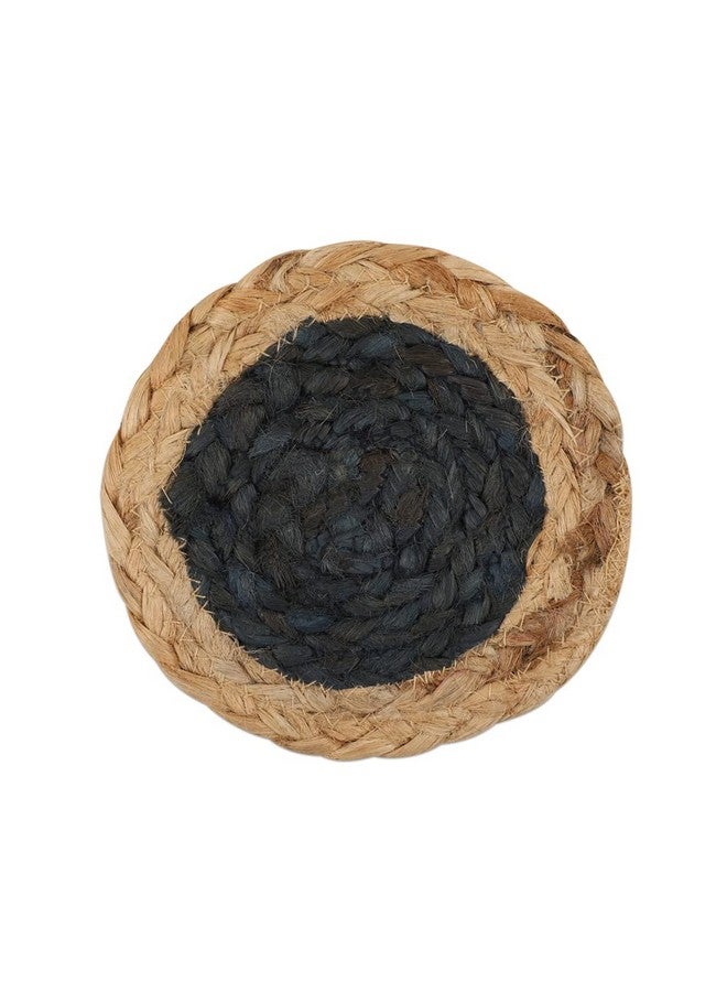 HealthAndYoga Handmade Aesthetic Jute Coaster Set for Cups - 4 pcs Set - 100% Eco Friendly Ethnic Craft Table Decor - Image 1