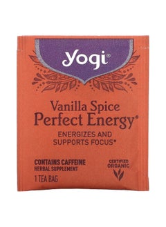Yogi Tea Yogi Tea, Perfect Energy, Vanilla Spice, 16 Tea Bags, 1.12 oz (32 g)  - Image 3
