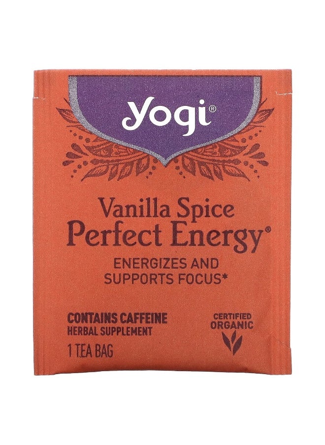 Yogi Tea Yogi Tea, Perfect Energy, Vanilla Spice, 16 Tea Bags, 1.12 oz (32 g)  - Image 3