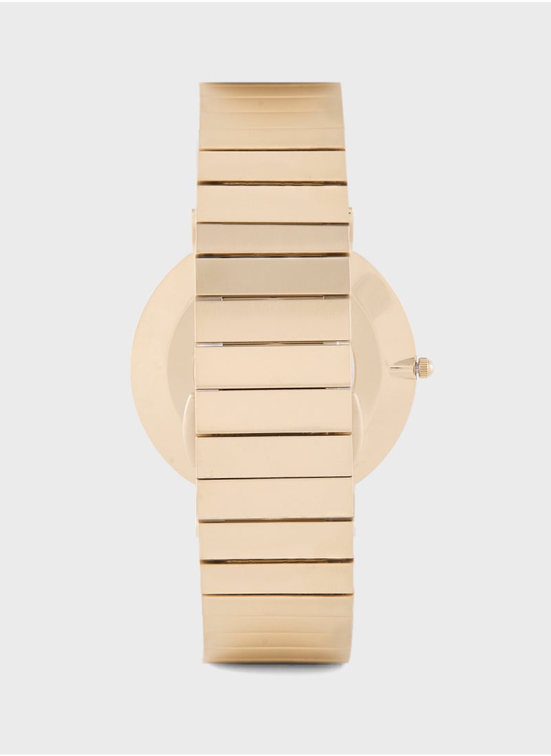 DANIEL WELLINGTON Classic 40mm Piano Gold Watch  - Image 4