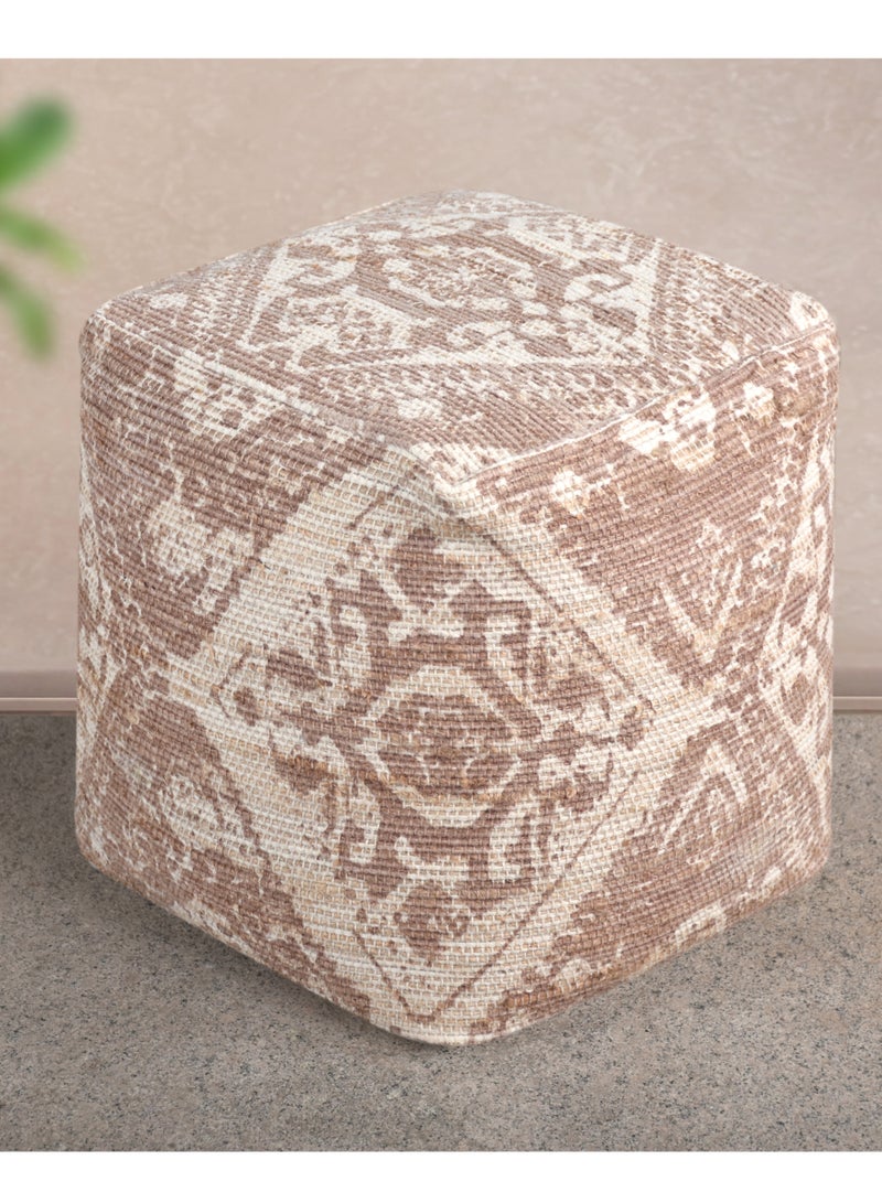 لوفت ديركول، بوف مربع، 40×40×40 سم، قماش، رمادي داكن