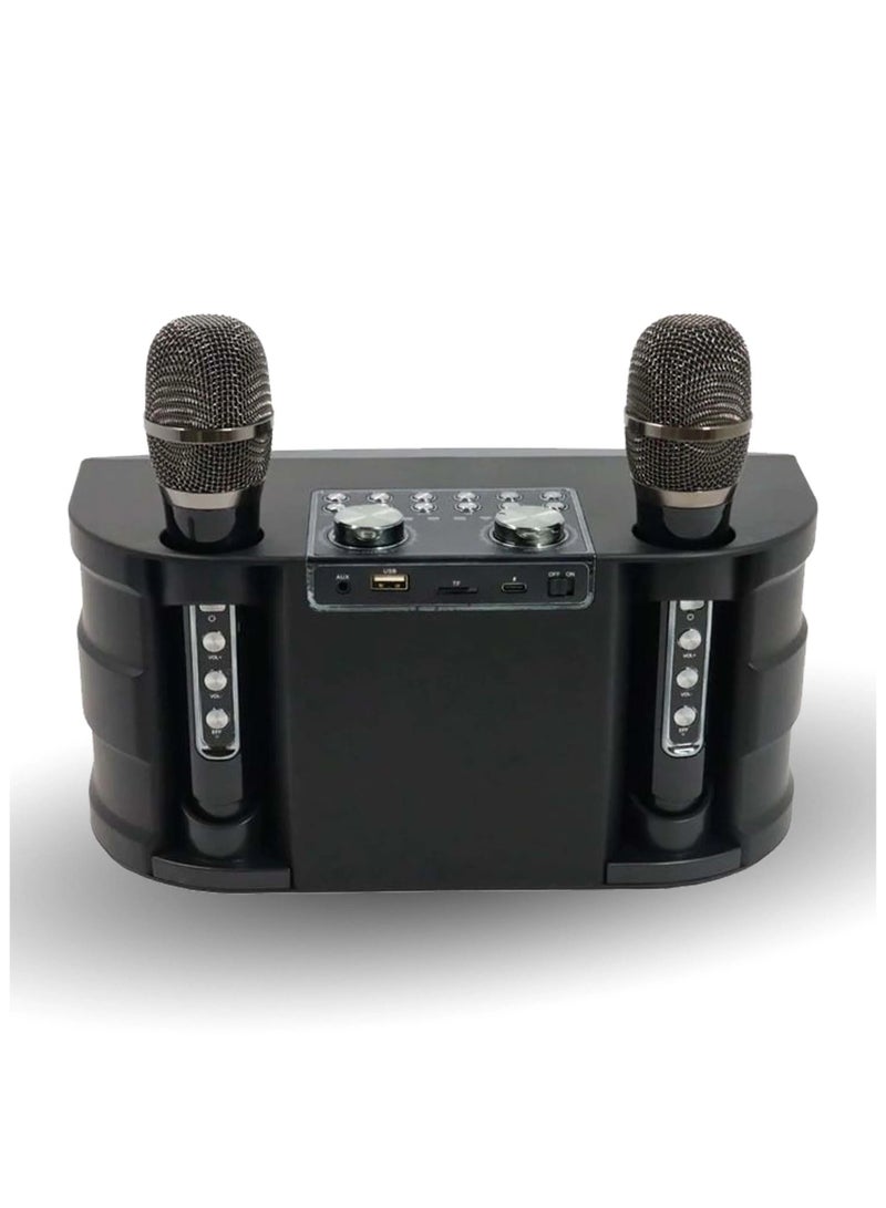 SU.YOSD Smart Berry Portable M25 Karaoke Bluetooth Speaker With Dual Wireless Microphone - Image 3