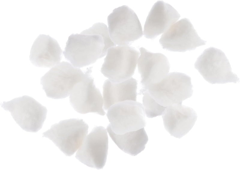 منتجات TOYANDONA Pure Balls للاستخدام في الوشوم ورعاية الجروح، 120 قطعة من المناديل القطنية الماصة للاستخدام في صالونات التجميل والمنزل - Image 1