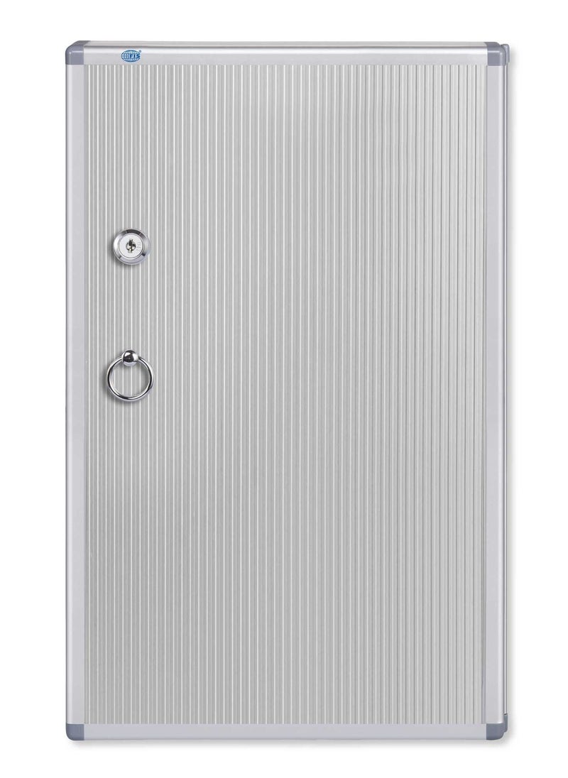 FIS FIS Key Box Aluminium B1096, 603x393x63mm Size, Capacity 96 Keys-FSKCW-B1096  - Image 4