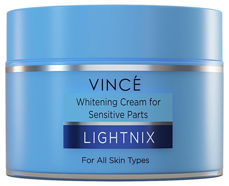 فينس كريم تبييض للمناطق الحساسة - يفتح ويضيء المناطق الداكنة بلطف - تحت الإبطين والركبتين والمرفقين والرقبة والفخذين الداخليين والمزيد - يرطب ويوحد لون البشرة، 50 مل - Image 1