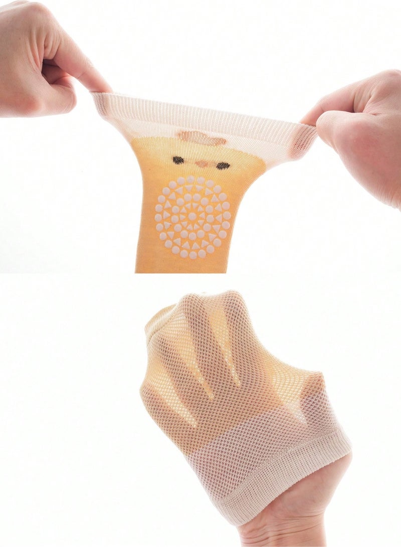 بيبي لاند مجموعة وسادات الركبة والجوارب المضادة للانزلاق للاطفال من الجنسين ، توفر للركبة والكاحل من عمر 12-24 شهرًا (M) - Image 4