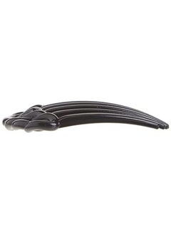 CARAVAN 9 Teeth Chain Like Design Black French Twist Comb 0.5 Ounce  - Image 5