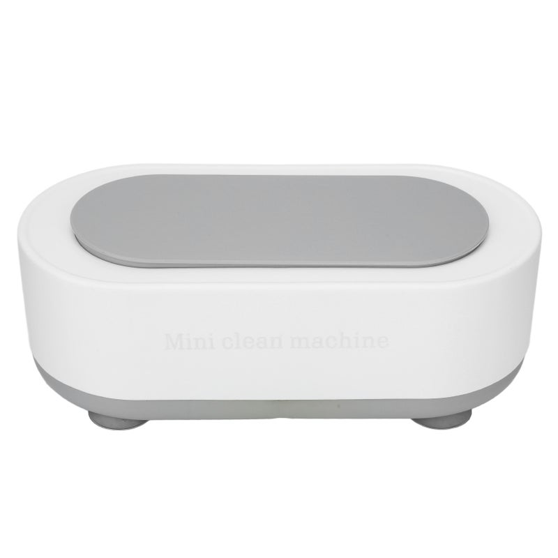Ultrasonic Jewelry Cleaner Machine Automatic High Frequency Vibration Portable Ultrasonic Cleaner for Home White - Image 5