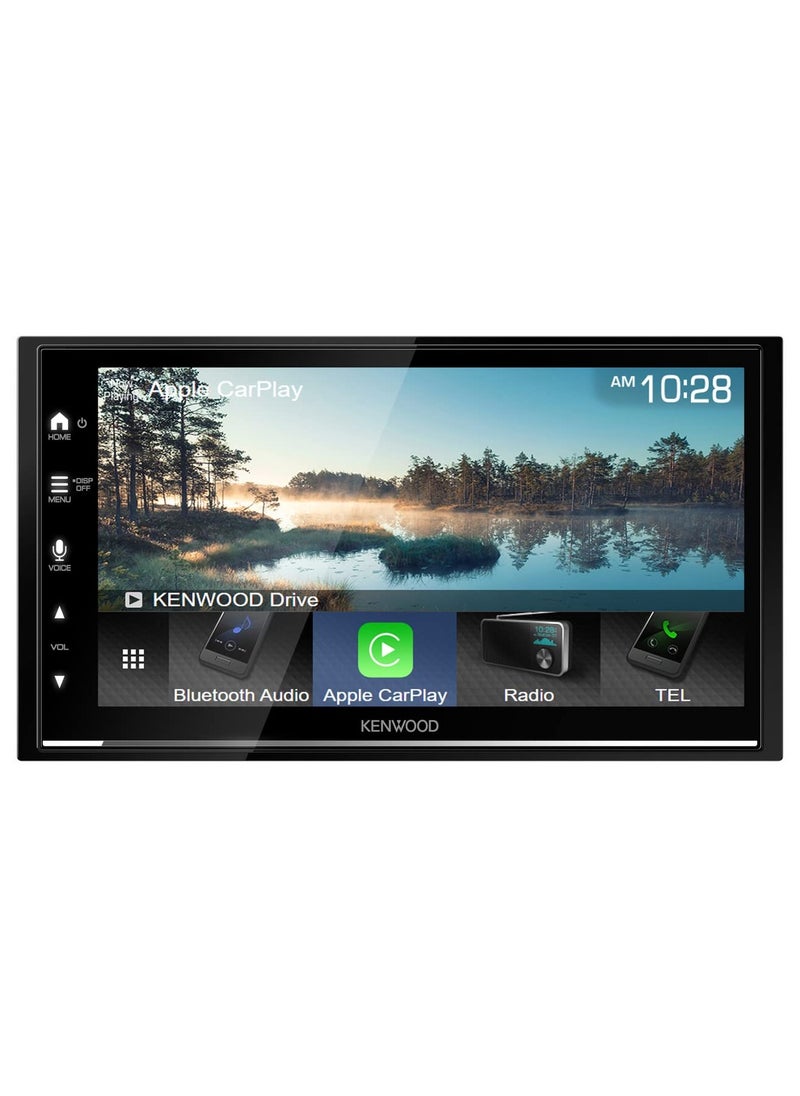 Kenwood DMX385S Apple CarPlay/Android Auto Digital Media Receiver 6.8" WVGA Capacitive Touch Display