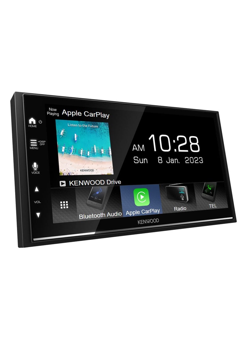 Kenwood DMX385S Apple CarPlay/Android Auto Digital Media Receiver 6.8" WVGA Capacitive Touch Display