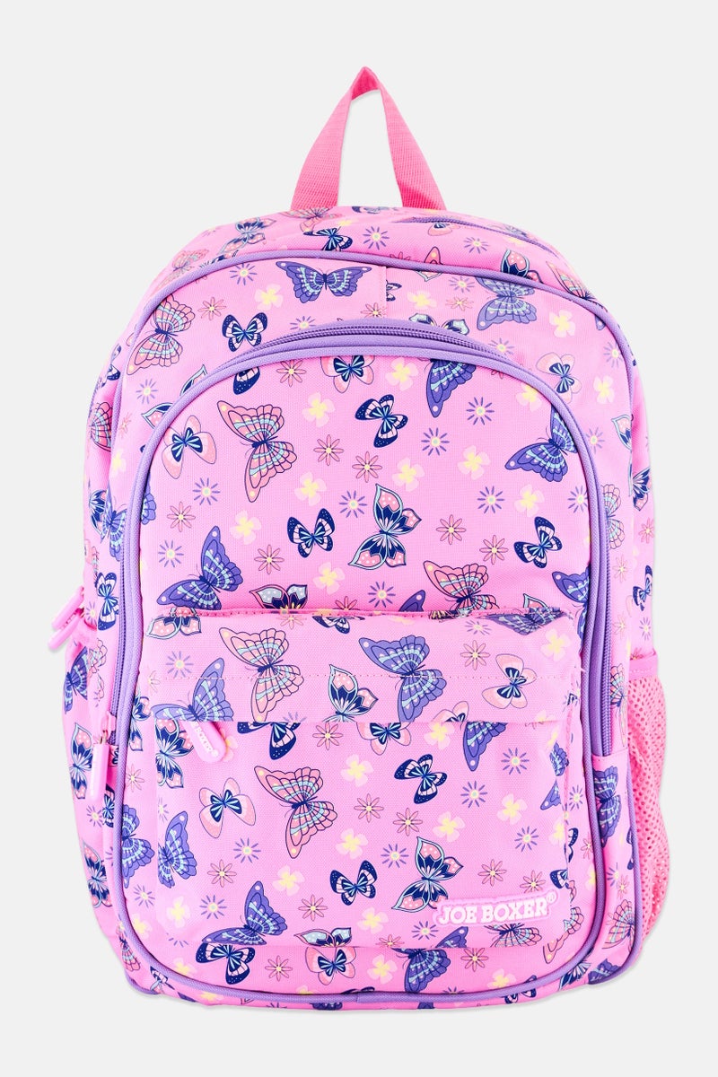 Joe Boxer Kids Girl Graphic Print Backpack, Multicolor - Image 1