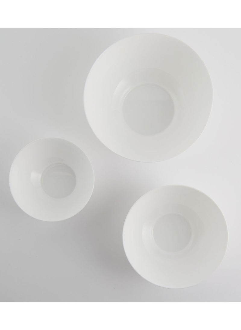 Luminarc - Nesting Bowls Set - Great for Serving, Mixing, and Baking Microwave & Oven Safe for Easy Use Perfect for Home Cooks and Bakers - Image 1