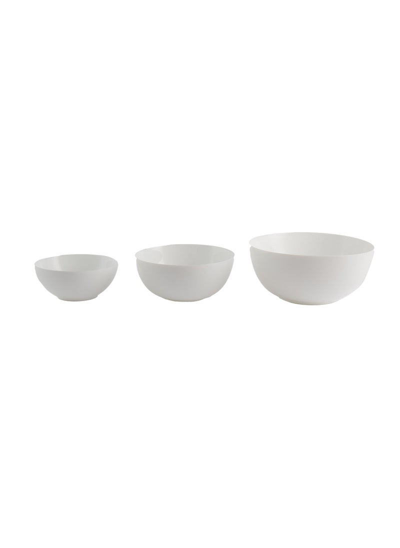 Luminarc - Nesting Bowls Set - Great for Serving, Mixing, and Baking Microwave & Oven Safe for Easy Use Perfect for Home Cooks and Bakers - Image 1