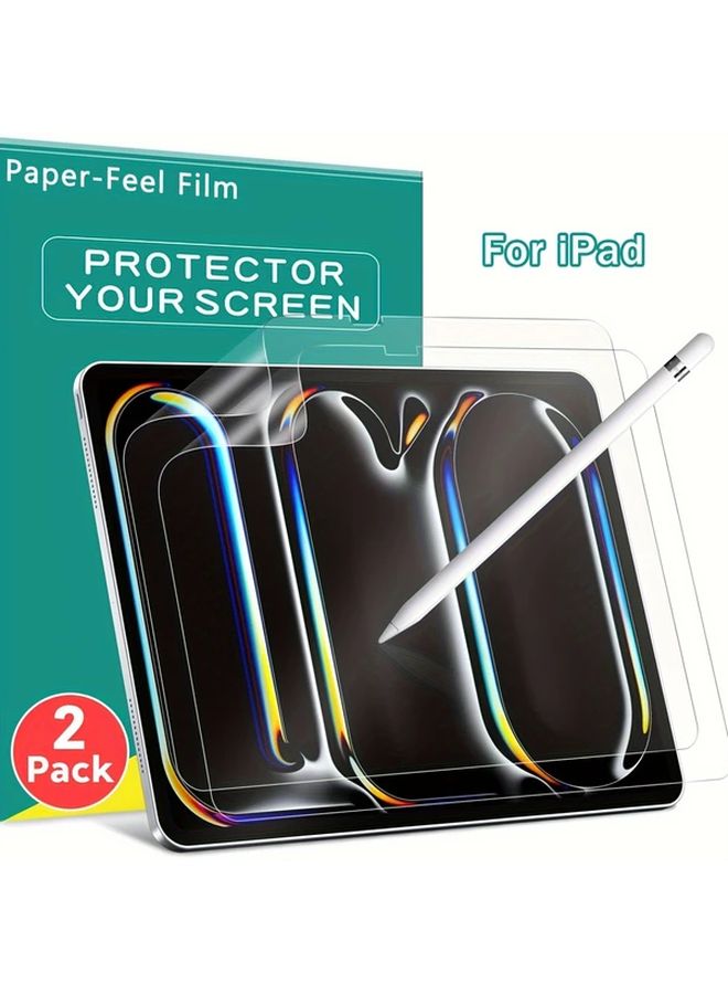 Matte PET Paper Feel Screen Protector for iPad 10 2 Inch 8th Gen 2020 2 Pack - Image 1