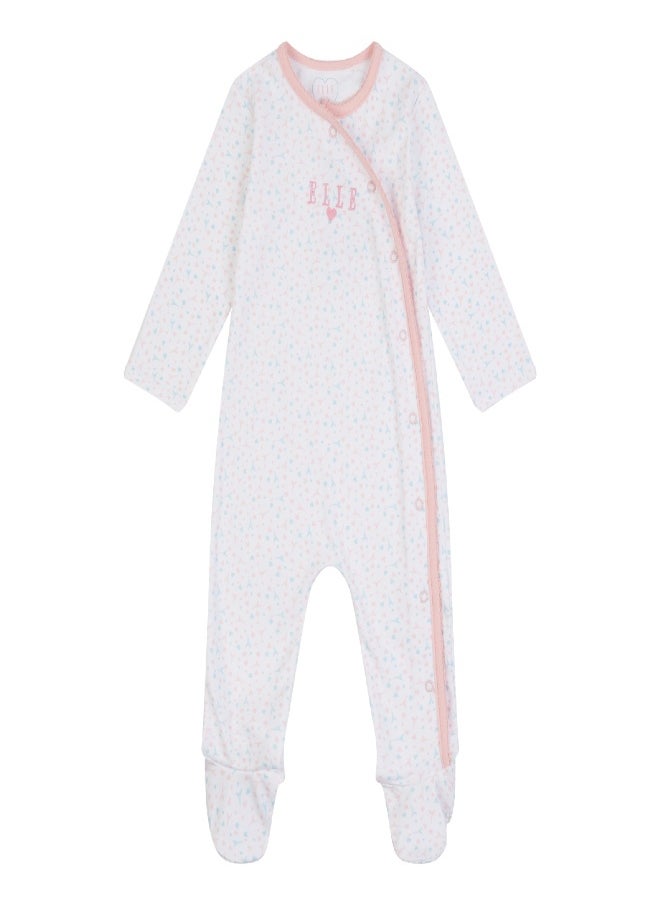 ELLE Elle Baby Sleepsuit and Matching Hat Set  - Image 1