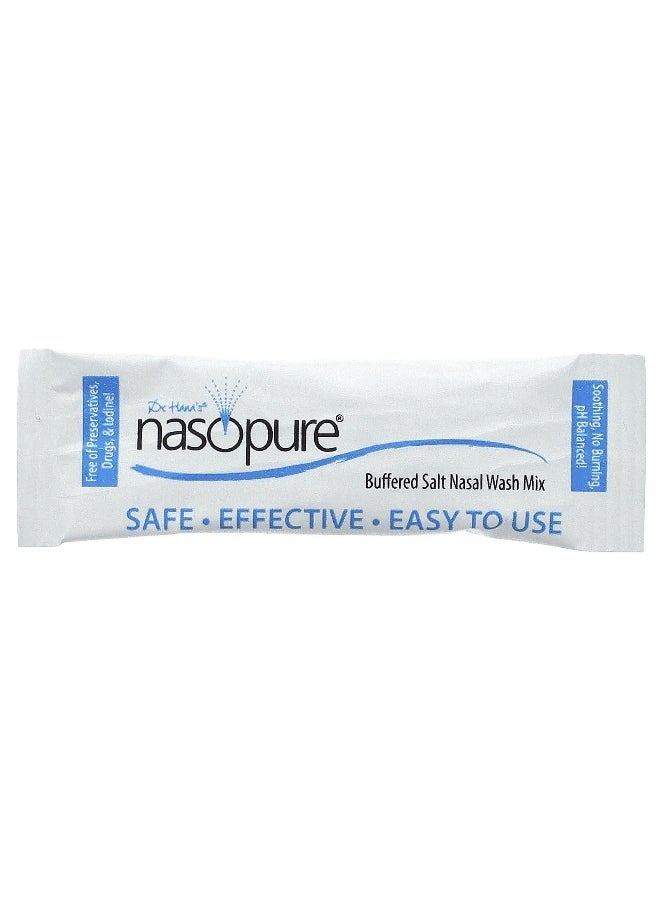 NASOPURE Nasopure, Nasal Wash, Value Refill Kit, 80 Buffered Salt Packets  - Image 3