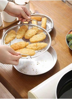 Generic Stainless Steel Round Oil Strainer and Cooking Food Cooling Rack 25cm H  - Image 1