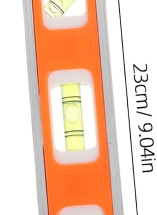 Mini Torpedo Level Aluminum Alloy Bubble Vial Lightweight Portable Tool - Image 2
