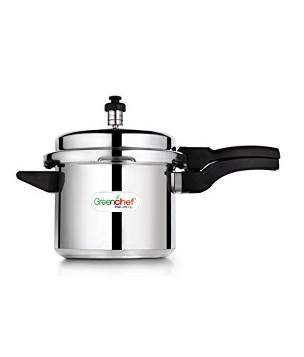 Greenchef Namo Aluminium Outer Lid Pressure Cooker 3 Litres Silver - Image 1