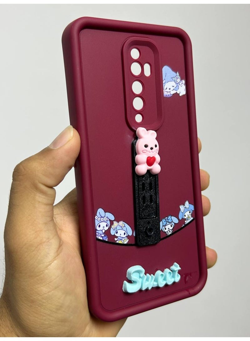 new cartoon-designed back cover with the word "Sweet" on it, compatible with the Oppo Reno 2F phone. - Image 3