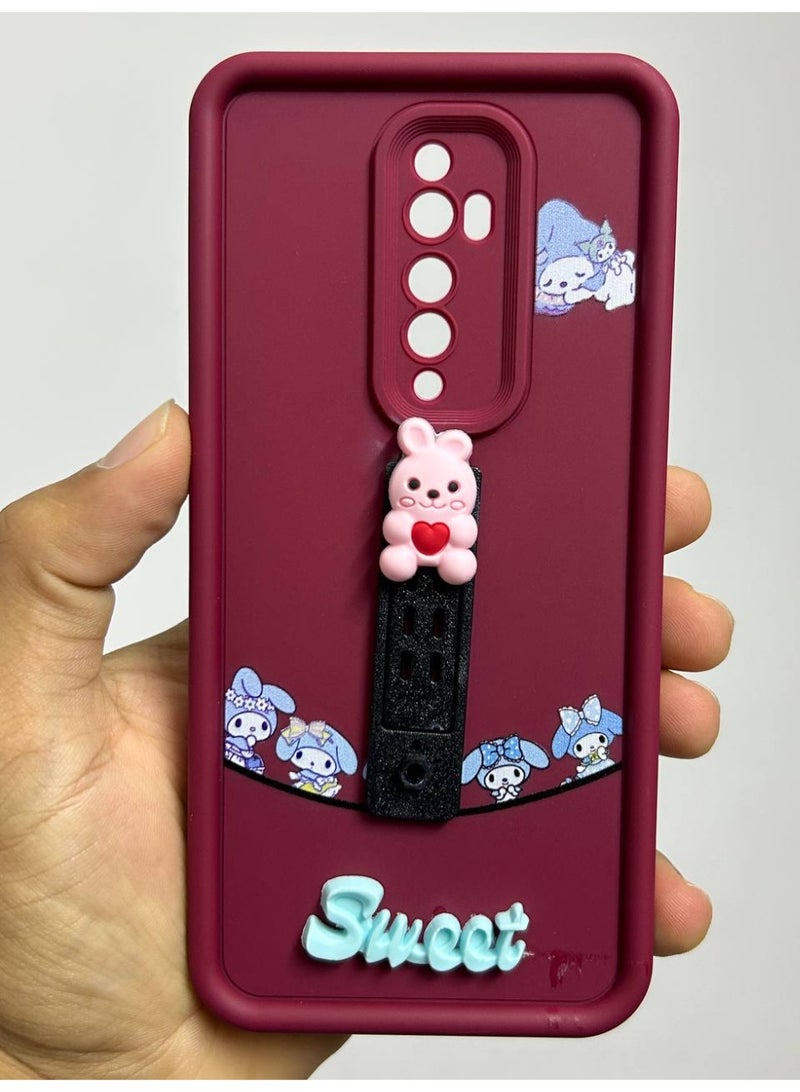 new cartoon-designed back cover with the word "Sweet" on it, compatible with the Oppo Reno 2F phone. - Image 2